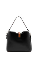 Kadın Siyah Uzun Askılı Klasik Kol Çantası | Derimod Kadın Siyah Uzun Askılı Klasik Kol Çantası | Derimod