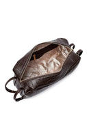 Women's Brown Crocodile Patterned Shoulder Bag | Derimod Women's Brown Crocodile Patterned Shoulder Bag | Derimod