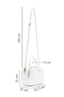 Women's White Long Strap Crossbody Bag | Derimod Women's White Long Strap Crossbody Bag | Derimod