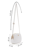 Kadın Beyaz Uzun Askılı Mini Çapraz Çanta | Derimod Kadın Beyaz Uzun Askılı Mini Çapraz Çanta | Derimod