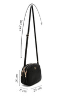 Kadın Siyah Uzun Askılı Mini Çapraz Çanta | Derimod Kadın Siyah Uzun Askılı Mini Çapraz Çanta | Derimod