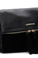 Women's Black Long Strap Crossbody Bag | Derimod Women's Black Long Strap Crossbody Bag | Derimod