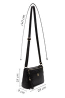 Women's Black Long Strap Crossbody Bag | Derimod Women's Black Long Strap Crossbody Bag | Derimod