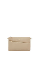 Women's Beige Long Chain Strap Clutch Bag | Derimod Women's Beige Long Chain Strap Clutch Bag | Derimod
