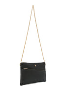 Women's Black Long Chain Strap Clutch Bag | Derimod Women's Black Long Chain Strap Clutch Bag | Derimod