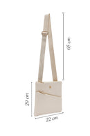 Women's Cream Long Strap Crossbody Bag | Derimod Women's Cream Long Strap Crossbody Bag | Derimod