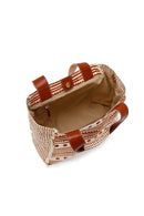 Kastamonu Stone Print Women's Brown Long Strap Patterned Handbag | Derimod Kastamonu Stone Print Women's Brown Long Strap Patterned Handbag | Derimod