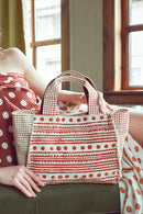 Kastamonu Stone Print Women's Brown Long Strap Patterned Handbag | Derimod Kastamonu Stone Print Women's Brown Long Strap Patterned Handbag | Derimod