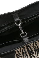 Kastamonu Stone Print Women's Black Patterned Shoulder Bag | Derimod Kastamonu Stone Print Women's Black Patterned Shoulder Bag | Derimod