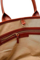 Kastamonu Stone Print Women's Tan Patterned Shoulder Bag | Derimod Kastamonu Stone Print Women's Tan Patterned Shoulder Bag | Derimod