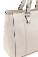 Women's Beige Long Strap Leather Shoulder Bag | Derimod Women's Beige Long Strap Leather Shoulder Bag | Derimod