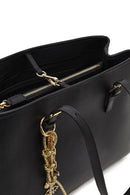 Kadın Siyah Uzun Askılı Deri Omuz Çantası | Derimod Kadın Siyah Uzun Askılı Deri Omuz Çantası | Derimod