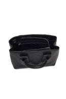 Kadın Siyah Uzun Askılı Klasik Deri Kol Çantası | Derimod Kadın Siyah Uzun Askılı Klasik Deri Kol Çantası | Derimod