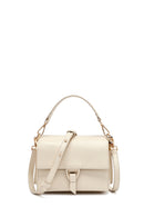 Kadın Krem Uzun Askılı Deri Mini Çapraz Çanta | Derimod Kadın Krem Uzun Askılı Deri Mini Çapraz Çanta | Derimod