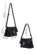 Kadın Siyah Uzun Askılı Deri Çapraz Çanta | Derimod Kadın Siyah Uzun Askılı Deri Çapraz Çanta | Derimod
