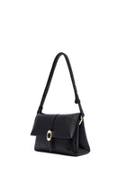 Kadın Siyah Uzun Askılı Deri Çapraz Çanta | Derimod Kadın Siyah Uzun Askılı Deri Çapraz Çanta | Derimod