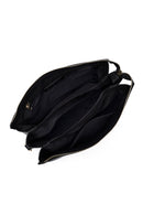 Woman Black Long Strap Leather Shoulder bag | Derimod Woman Black Long Strap Leather Shoulder bag | Derimod
