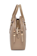 Kadın Vizon Uzun Askılı Deri Klasik Kol Çantası | Derimod Kadın Vizon Uzun Askılı Deri Klasik Kol Çantası | Derimod