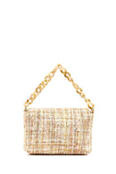 Kadın Pembe Uzun Askılı Desenli Kumaş Çapraz Çanta | Derimod Kadın Pembe Uzun Askılı Desenli Kumaş Çapraz Çanta | Derimod