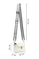 Kadın Beyaz Uzun Askılı Çapraz Çanta | Derimod Kadın Beyaz Uzun Askılı Çapraz Çanta | Derimod