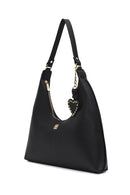 Women's Black Shoulder Bag with Accessories | Derimod Women's Black Shoulder Bag with Accessories | Derimod