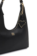 Women's Black Shoulder Bag with Accessories | Derimod Women's Black Shoulder Bag with Accessories | Derimod