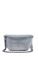 Kadın Mavi Uzun Askılı Taşlı Çapraz Çanta | Derimod Kadın Mavi Uzun Askılı Taşlı Çapraz Çanta | Derimod