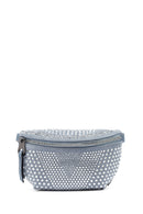 Women's Blue Long Strap Stone Crossbody Bag | Derimod Women's Blue Long Strap Stone Crossbody Bag | Derimod