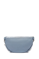 Women's Blue Long Strap Stone Crossbody Bag | Derimod Women's Blue Long Strap Stone Crossbody Bag | Derimod