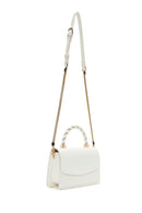 Women's White Long Strap Crossbody Bag | Derimod Women's White Long Strap Crossbody Bag | Derimod