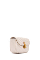 Kadın Krem Uzun Askılı Kapitone Mini Çapraz Çanta | Derimod Kadın Krem Uzun Askılı Kapitone Mini Çapraz Çanta | Derimod