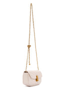 Kadın Krem Uzun Askılı Kapitone Mini Çapraz Çanta | Derimod Kadın Krem Uzun Askılı Kapitone Mini Çapraz Çanta | Derimod