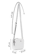 Women's White Long Strap Crossbody Bag | Derimod Women's White Long Strap Crossbody Bag | Derimod