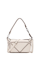 Kadın Krem Uzun Askılı Çapraz Çanta | Derimod Kadın Krem Uzun Askılı Çapraz Çanta | Derimod