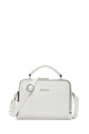 Women's White Long Strap Crossbody Bag | Derimod Women's White Long Strap Crossbody Bag | Derimod