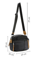 Women's Black Long Strap Crossbody Bag | Derimod Women's Black Long Strap Crossbody Bag | Derimod