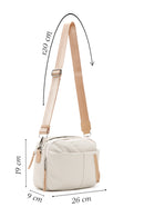 Women's Cream Long Strap Crossbody Bag | Derimod Women's Cream Long Strap Crossbody Bag | Derimod