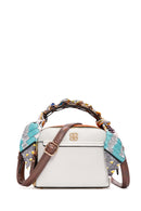 Women's Cream Long Strap Accessory Crossbody Bag | Derimod Women's Cream Long Strap Accessory Crossbody Bag | Derimod