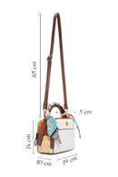 Women's Cream Long Strap Accessory Crossbody Bag | Derimod Women's Cream Long Strap Accessory Crossbody Bag | Derimod