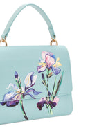 Kadın Mavi Uzun Askılı Desenli Kol Çantası | Derimod Kadın Mavi Uzun Askılı Desenli Kol Çantası | Derimod