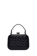 Kadın Siyah Uzun Askılı Taşlı Kol Çantası | Derimod Kadın Siyah Uzun Askılı Taşlı Kol Çantası | Derimod