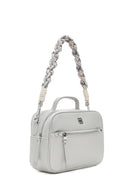 Women's Gray Long Strap Crossbody Bag | Derimod Women's Gray Long Strap Crossbody Bag | Derimod