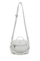 Women's Gray Long Strap Crossbody Bag | Derimod Women's Gray Long Strap Crossbody Bag | Derimod
