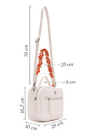 Kadın Krem Uzun Askılı Çapraz Çanta | Derimod Kadın Krem Uzun Askılı Çapraz Çanta | Derimod