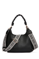 Women's Black Long Strap Shoulder Bag | Derimod Women's Black Long Strap Shoulder Bag | Derimod