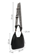 Women's Black Long Strap Shoulder Bag | Derimod Women's Black Long Strap Shoulder Bag | Derimod