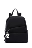 Women's Black Long Strap Backpack | Derimod Women's Black Long Strap Backpack | Derimod