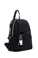 Women's Black Long Strap Backpack | Derimod Women's Black Long Strap Backpack | Derimod