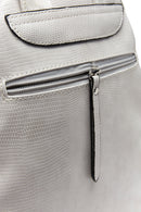 Women's Gray Long Strap Backpack | Derimod Women's Gray Long Strap Backpack | Derimod