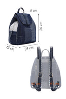 Women's Blue Jean Fabric Backpack | Derimod Women's Blue Jean Fabric Backpack | Derimod
